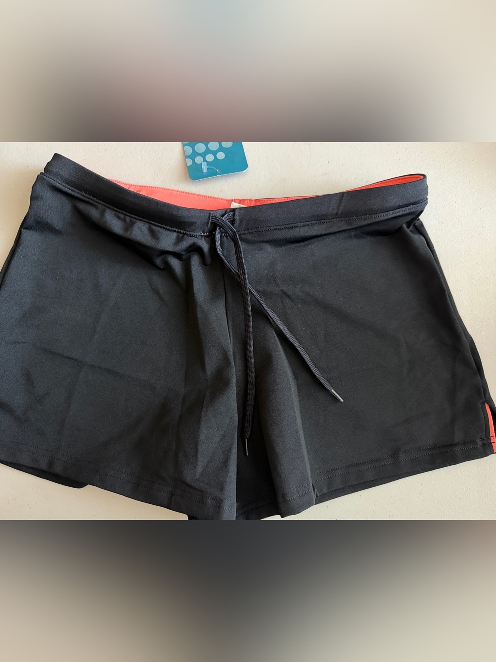 🖤🧡🏃🏻‍♀️PROSPIRIT Black Stretch Bike Workout Shorts NWT🧘🏻‍♀️🚴🏻‍♀️